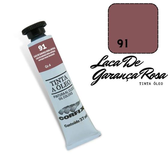 Imagem de Tinta Óleo 37ml G4 091 Laca de Garanca Rosa Corfix