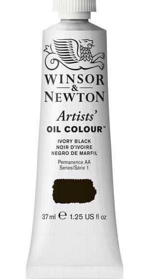 Imagem de Tinta Óleo Artists 37ml Winsor & Newton S1 331 Ivory Black