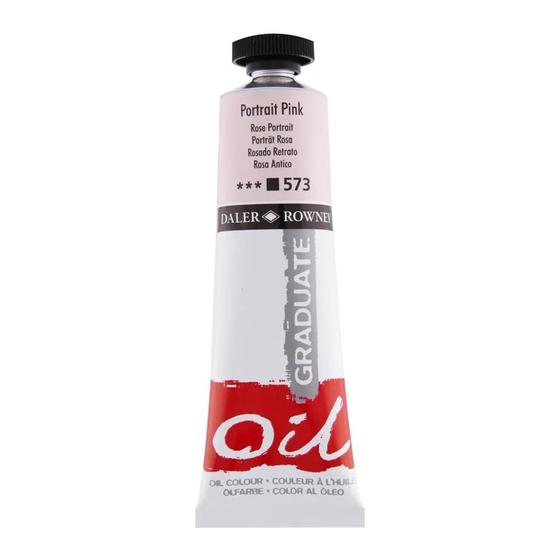 Imagem de Tinta Óleo Graduate 38ml Rosa Retrato 573 Daler Rowney