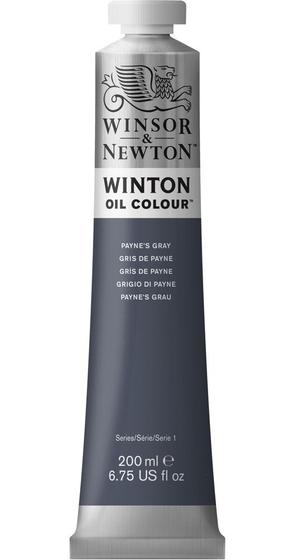 Imagem de Tinta Óleo Pintura Artística Payne's Grey Winton 200ml