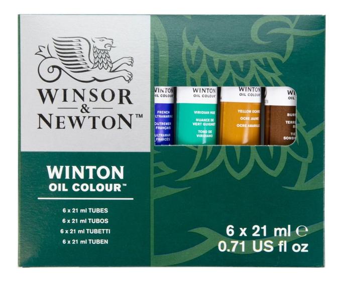 Imagem de Tinta Óleo Winton 21ml Winsor & Newton 06 Tubos