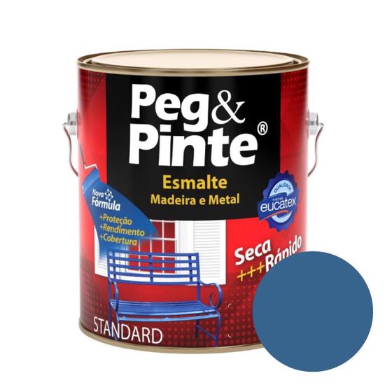 Imagem de Tinta P/ Madeira e Metal Eucatex Peg & Pinte 3,6 L Brilhante - Diversas cores