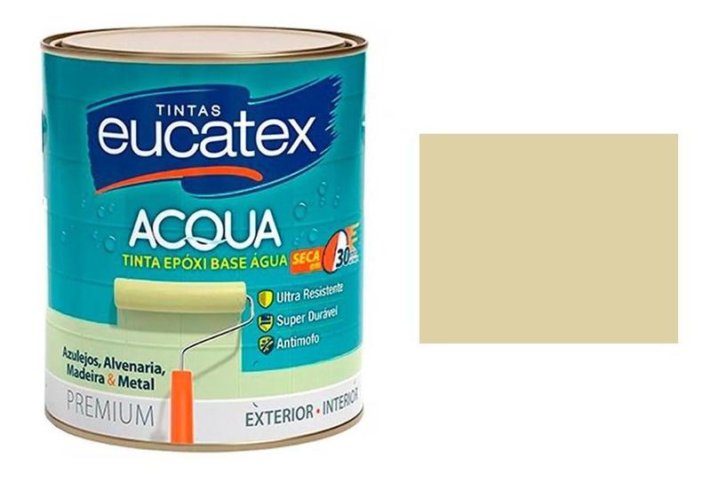 Imagem de Tinta Para Azulejos Epóxi Base Água Eucatex Linho 900ml