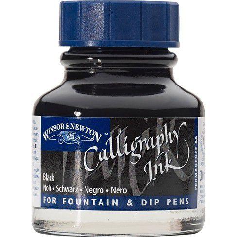 Imagem de Tinta para Caligrafia W&ampN Black 30ml (1111030)