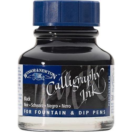 Imagem de Tinta Para Caligrafia W&n Black 30ml (1111030)