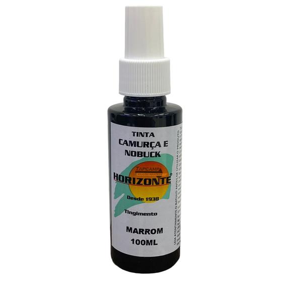 Tinta PARA CAMURÇA E NOBUCK MARROM 100ML - TINGICROM Imagem de Tinta PARA CAMURÇA E NOBUCK MARROM 100ML