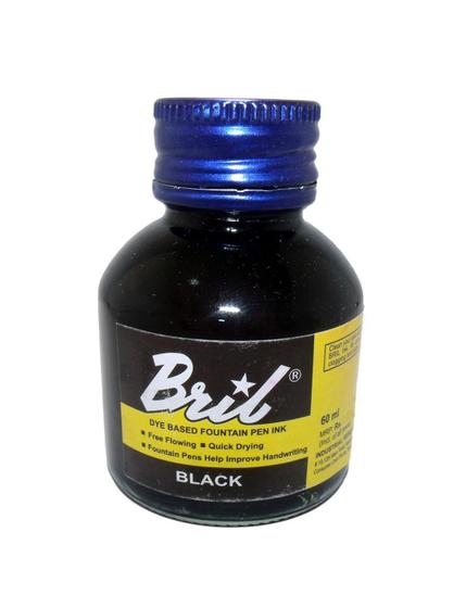 Imagem de Tinta Para Caneta Tinteiro Bril Preto 60Ml