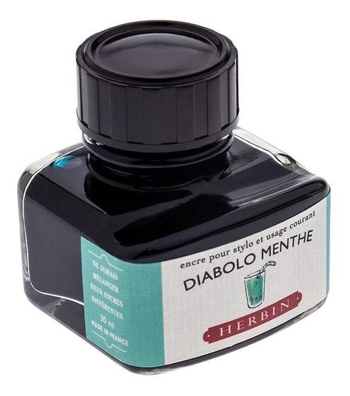 Imagem de Tinta Para Caneta Tinteiro Herbin 30ml Diabolo Menthe