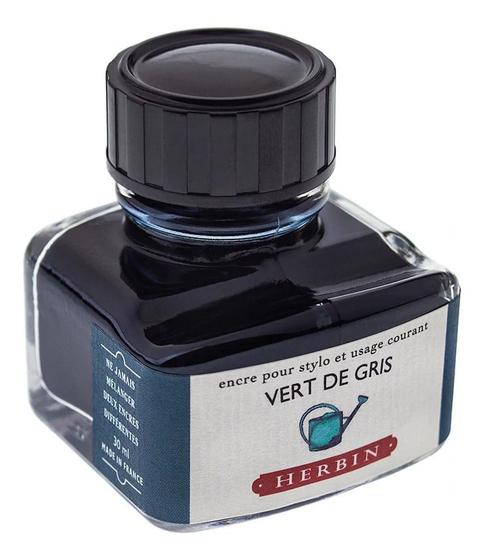 Tinta Para Caneta Tinteiro Herbin Vert De Gris 30ml - Tintas para ...