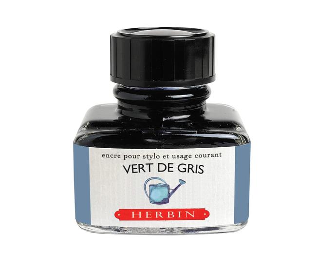 Imagem de Tinta Para Caneta Tinteiro J. Herbin Vert De Gris 30Ml