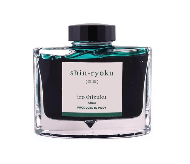 Imagem de Tinta Para Caneta Tinteiro Pilot Iroshizuku 50Ml Shin-Ryoku