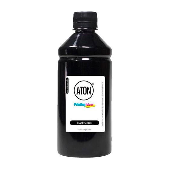 Tinta para Canon G3111 Black 500ml Pigmentada Aton Menor preço em Tinta para Canon G3111 Black 500ml Pigmentada Aton