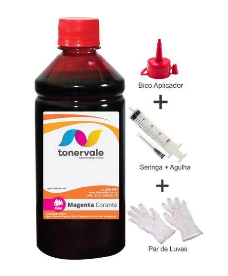 Imagem de Tinta Para Canon MG5410 CLI-151 Magenta 250ml Linha Platinum