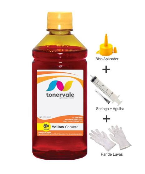 Imagem de Tinta Para Canon MG6310 CLI-151 Yellow 500ml Linha Platinum