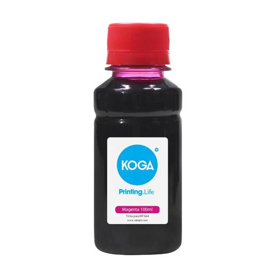 Imagem de Tinta para Cartucho  664  664XL  3636 Magenta 100ml Corante Koga