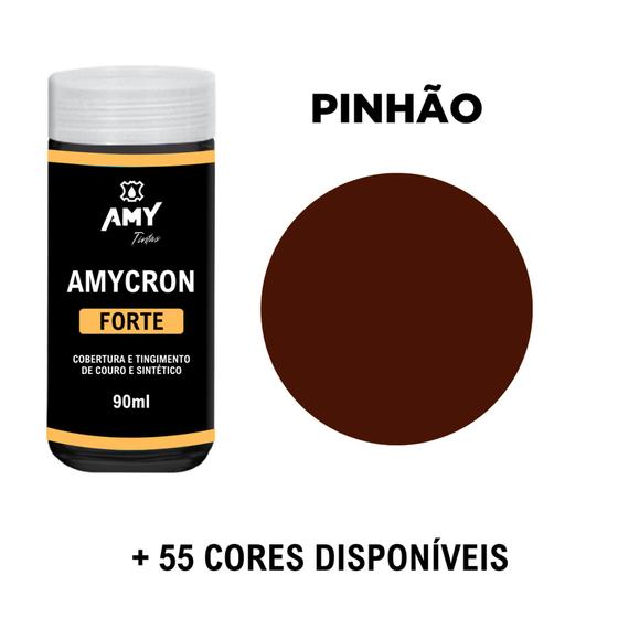 Imagem de Tinta para Couro 90ml Amycron Sapatos Bolsas Volante Banco Sofá Calçados Cadeira