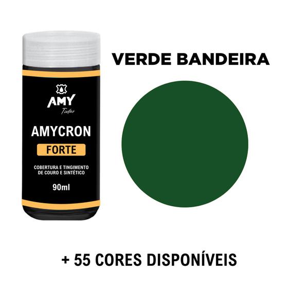 Imagem de Tinta para Couro 90ml Amycron Sapatos Bolsas Volante Banco Sofá Calçados Cadeira