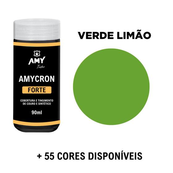 Imagem de Tinta para Couro 90ml Amycron Sapatos Bolsas Volante Banco Sofá Calçados Cadeira