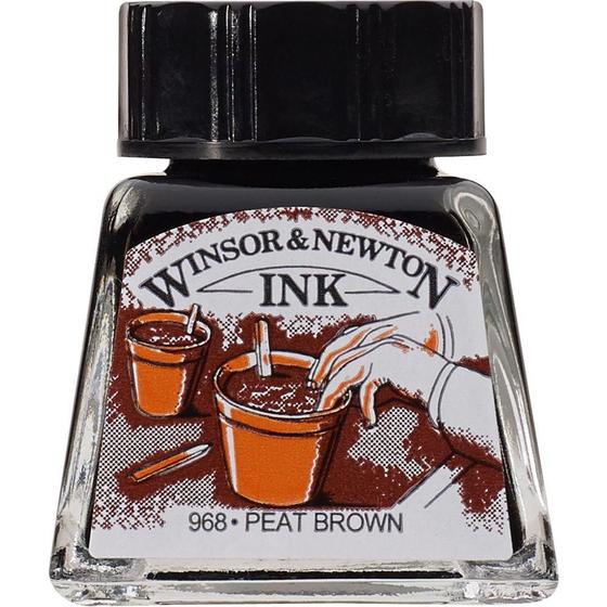 Imagem de Tinta Para Desenho Winsor & Newton 14Ml Peat Brown