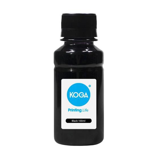 Imagem de Tinta para  G2110 Black Pigmentada 100ml Koga