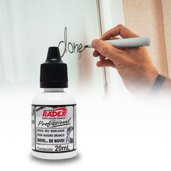 Imagem de Tinta para Marcador de Quadro Branco Radex 20ml Preto