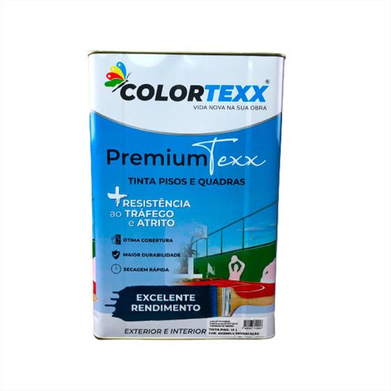 Imagem de Tinta Para Pisos Estacionamento Garagens  ColorTexx  18L Amarelo Demarcação