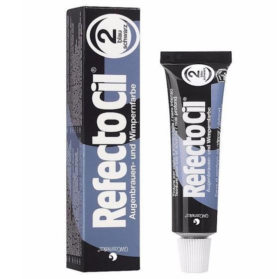 Imagem de Tinta Para Sobrancelhas Refectocil Preto Azulado N 2 15ml