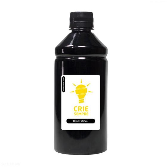 Imagem de Tinta para Sublimação Premium Crie Sempre Black 500ml