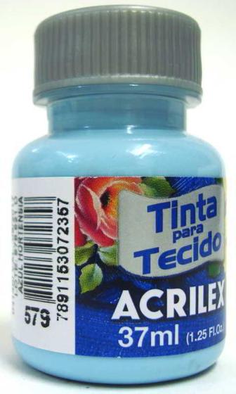 Imagem de Tinta Para Tecido 37ml Fosca - 579 Azul Hortência Acrilex