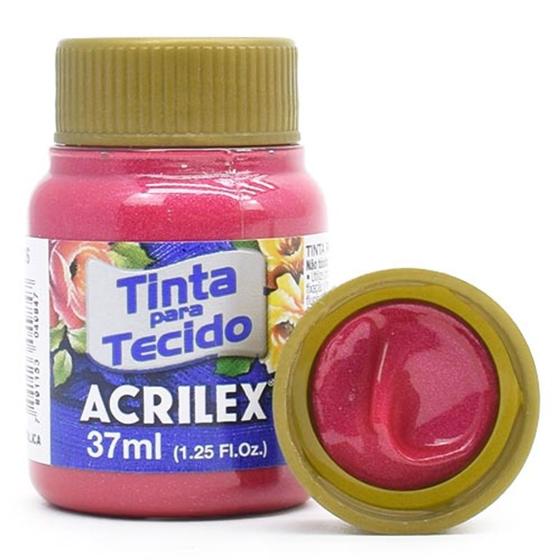 Imagem de Tinta para Tecido Acrilex Metálica 37ml