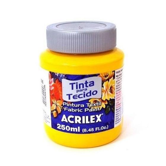 Imagem de Tinta para Tecido Fosca 250 ml - Acrilex -  AMARELO OURO