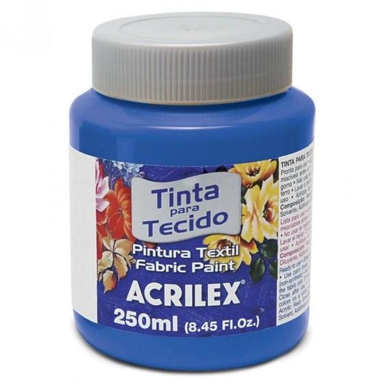 Imagem de Tinta para Tecido Fosca 250 ml - Acrilex -  AZUL