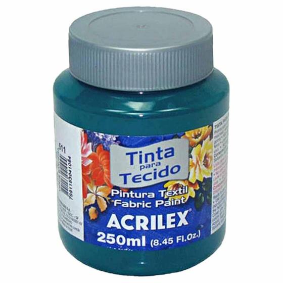 Imagem de Tinta para tecido fosca 250ml 511 verde bandeira / un / acrilex