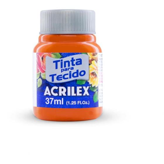 Imagem de Tinta para tecido fosca 37ml cenoura acrilex