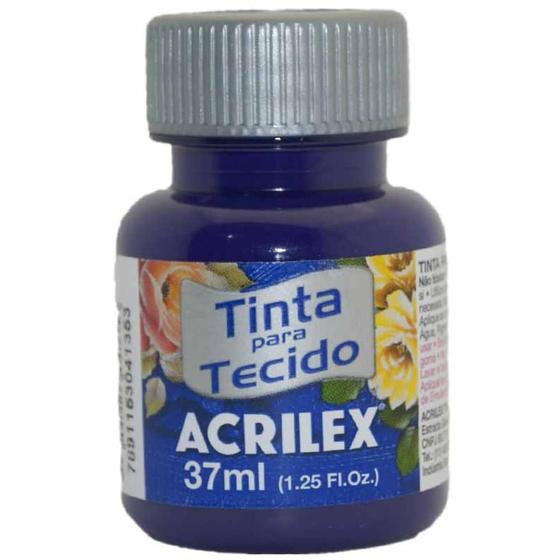 Imagem de Tinta Para Tecido Fosca 37ml Violeta 516 Acrilex - 12un