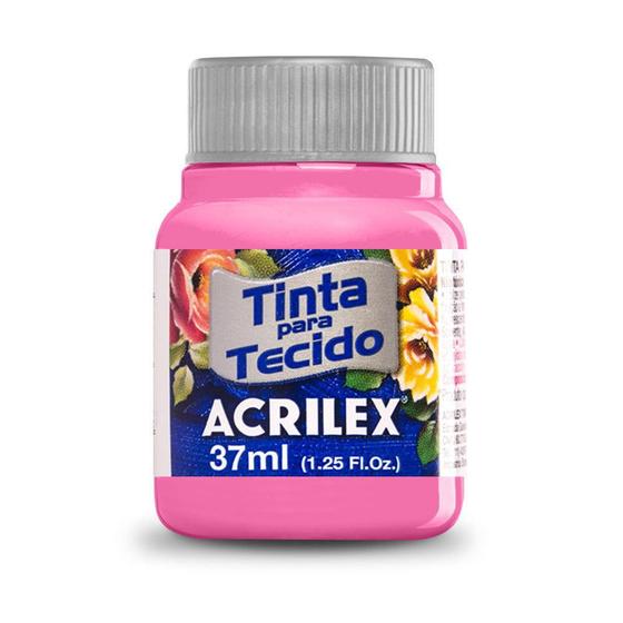 Imagem de Tinta para Tecido Fosca Acrilex 37ml Cor Rosa 537