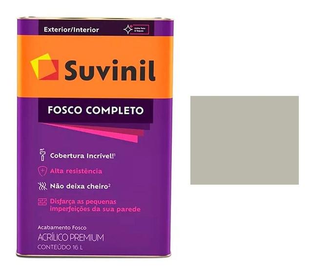 Tinta Parede Suvinil Fosco Lavavel Cinza Urbano 18 Litros - Tinta para ...