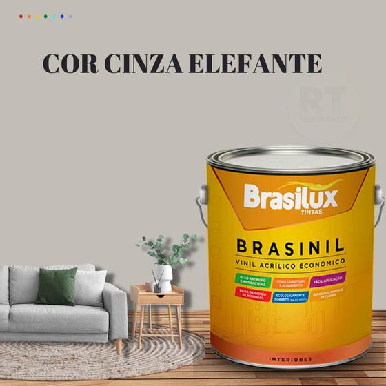 Tinta Parede Verde Oliva Acrílica Brasinil 3,2l BRASILUX Tinta para Parede / Madeira / Aço