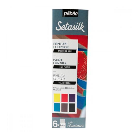 Imagem de Tinta Pebeo Setacolor Setasilk 6X20Ml