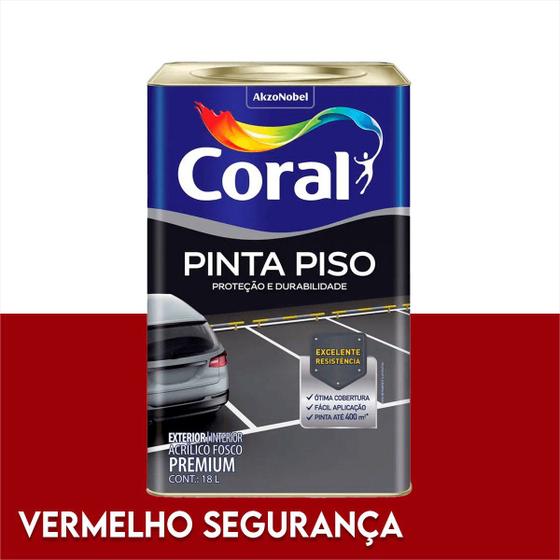 Tinta Pinta Piso 18 Litros Premium Coral Escolha Cor Menor preço em Tinta Pinta Piso 18 Litros Premium Coral Escolha Cor
