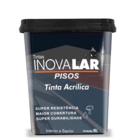 Imagem de Tinta Piso Inovalar 18 Litros Premium Luxo Antimofo Sem cheiro Pronta entrega