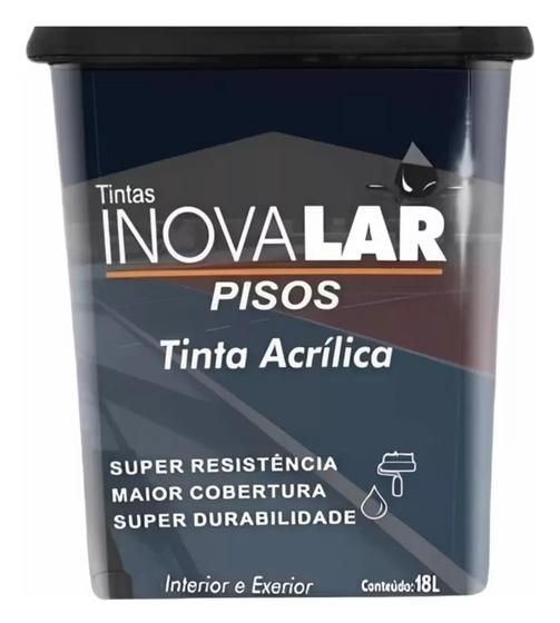 Imagem de Tinta Piso Inovalar 18 Litros Premium Luxo Antimofo Sem cheiro Pronta entrega