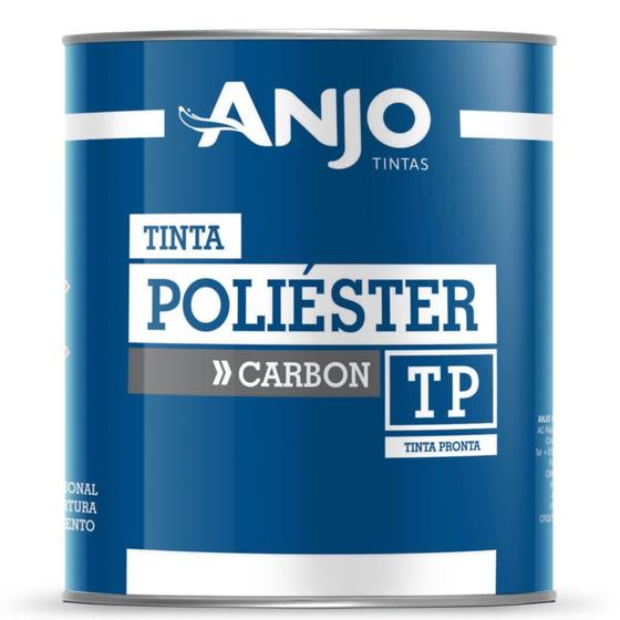 Imagem de Tinta Poliéster AnjoCarbon Prata Dublin Met Ford 11 - 900ml -  Anjo