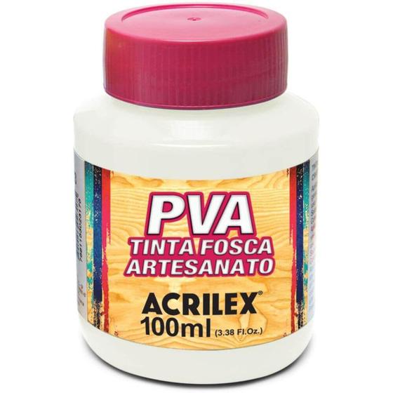 Imagem de Tinta PVA 03210 100ml Branco 519 Acrilex