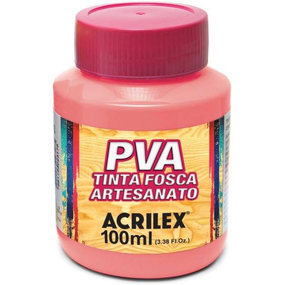 Imagem de Tinta PVA 100ML Rosa CHÁ PCT com 06