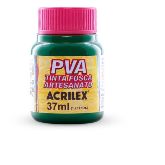 Imagem de Tinta PVA 37ML Verde Bandeira - Caixa com 12 Unidades