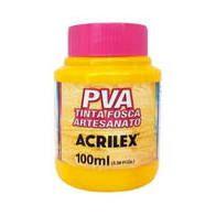 Imagem de Tinta pva Acrilex fosca amarelo ouro 505 100ml