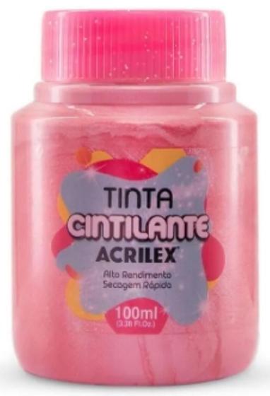 Imagem de Tinta Pva Cintilante 100ml - 828 Rosa Antigo Acrilex