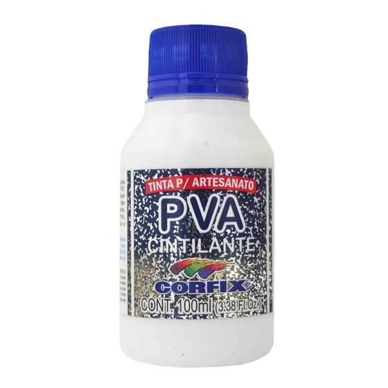 Imagem de Tinta Pva Cintilante Corfix 301 Branco 100Ml