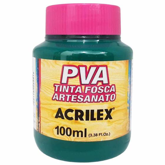 Imagem de Tinta PVA Fosca 100ml 511 Verde Bandeira Acrilex